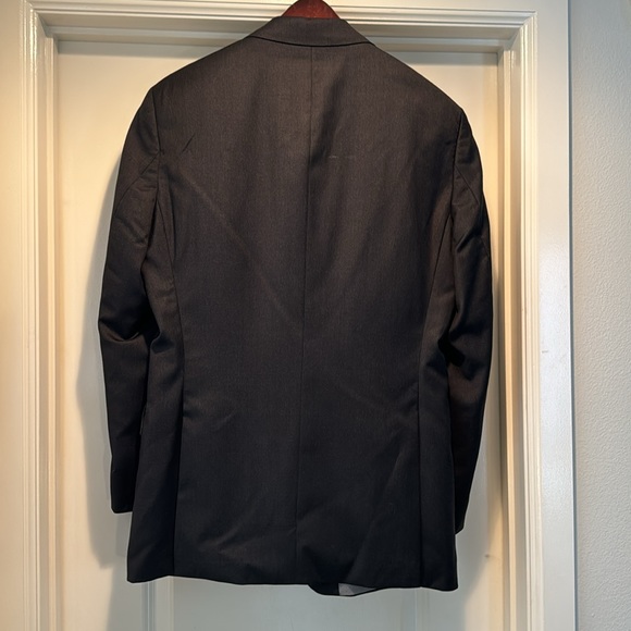 Hugo Boss Super 100 Suit (pants + jacket) charcoal grey, size 40 - Picture 2 of 7